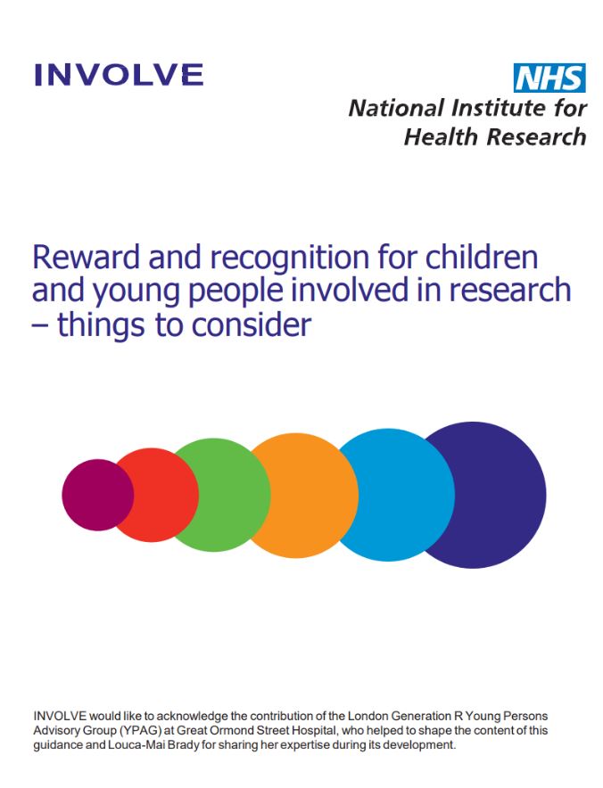NHS involve and recognition